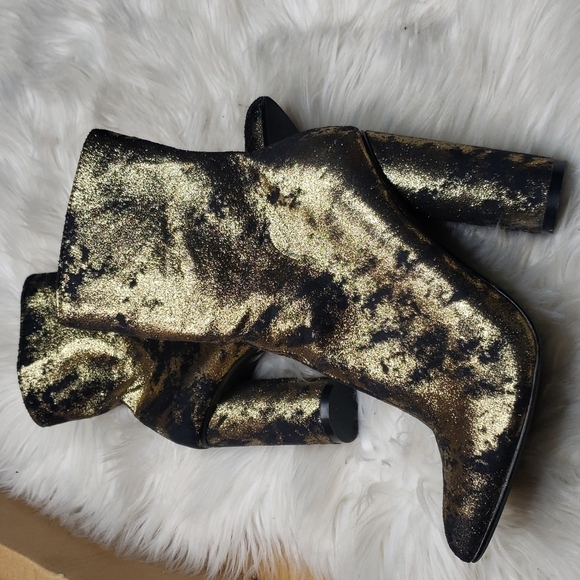 Cape Robbin Collection Gold & Black Paw Boot Grunge 6.5 - Picture 5 of 13